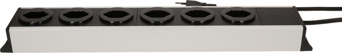 multiprise Power Line 6x type 13 gris/noir 5.0m