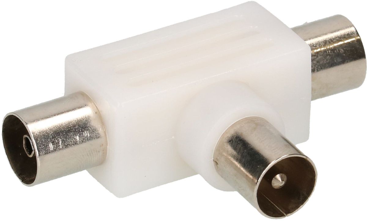 Diviseur enfichable 2x radio IEC blanc