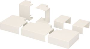 Raccords de goulotte 35x16mm blanc assorti 7 pcs.