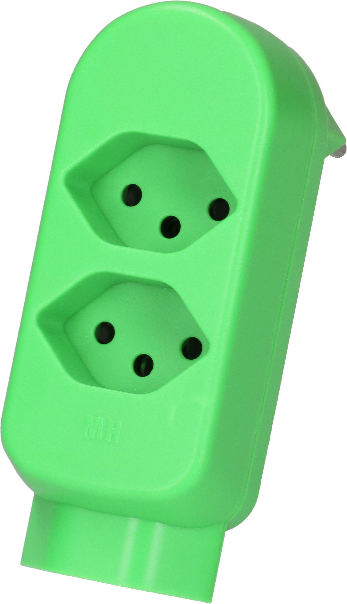 Multi adaptateur ADAPT 2+1x type 13 vert fluo rotatif BS