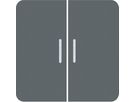 Doppel-Druckschalter/-taster Frontlinse Frontplatte priamos ant