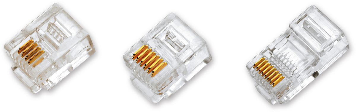 Profilé de rech. sys. pince à sertir RJ45 8 pôles type SS AMP