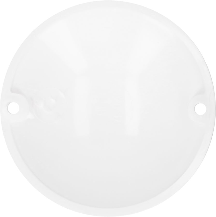 rosette de plafond rond dôme 2 trous de fixation blanc TH