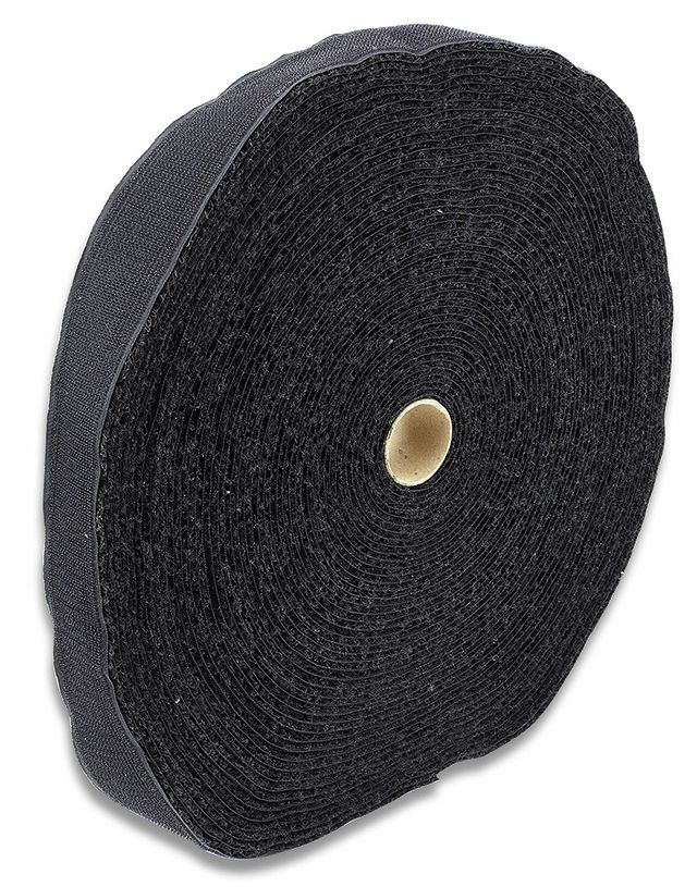 Collier de câblage velcro 30mmx25m noir