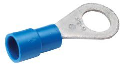 Cosses de câble à sertir isolées isolées 1.5-2.5mm² M6 bleu