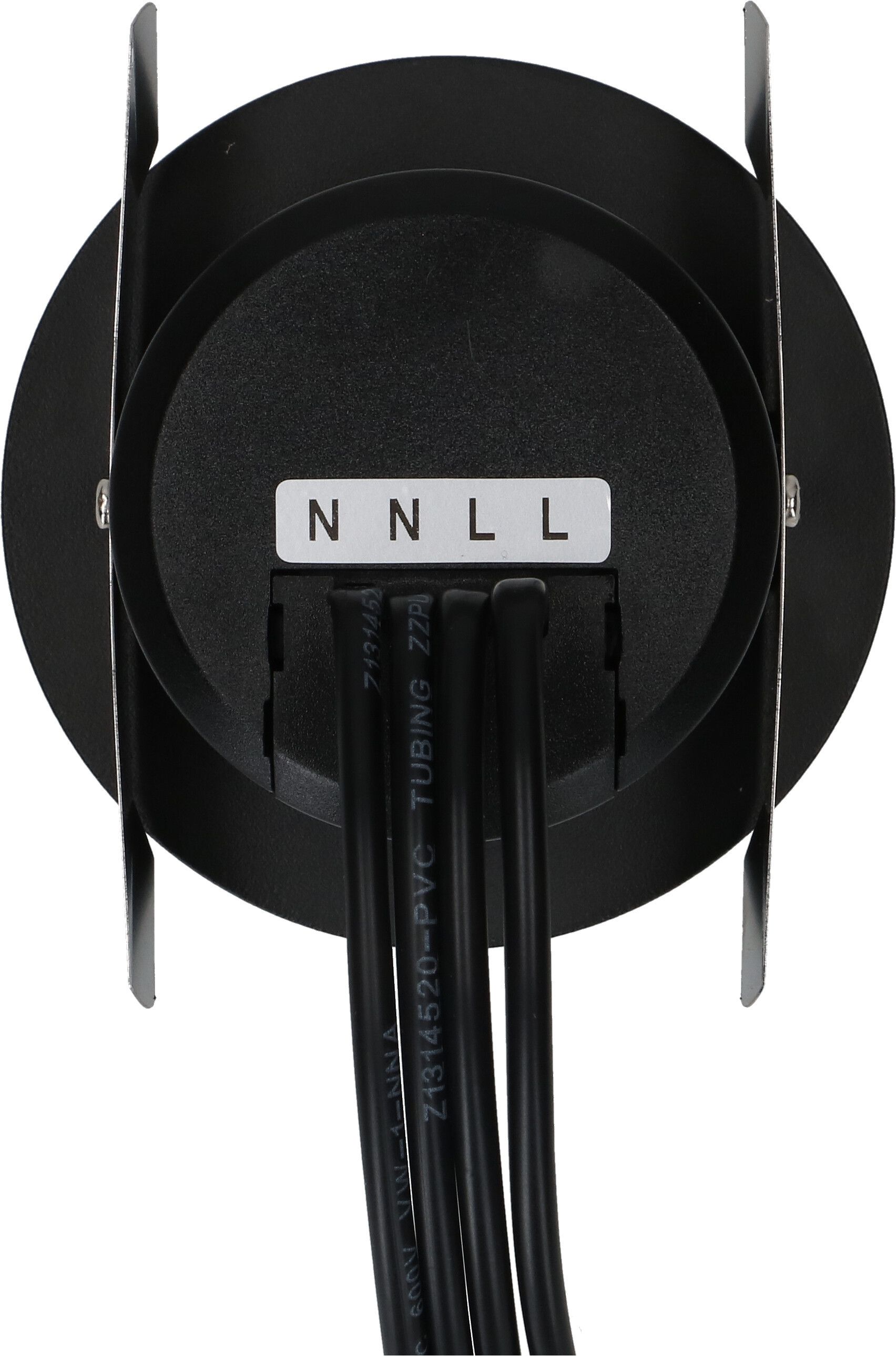 spot encastré à LED WOODY Ø68 noir mat 3000K 660lm 60°