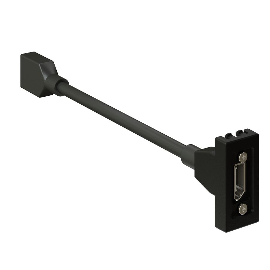 accessoire multimédia 45x22.5 anthracite 1x DisplayPort