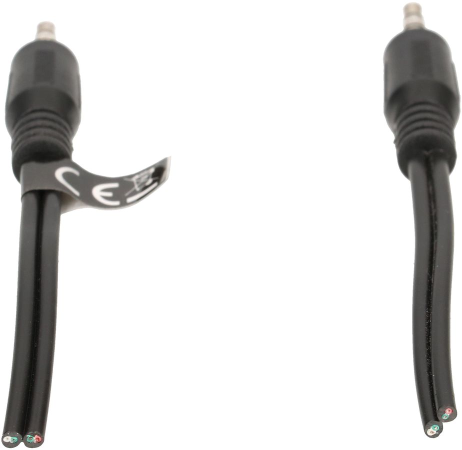 câble audio stéréo fiche jack 0.75m noir