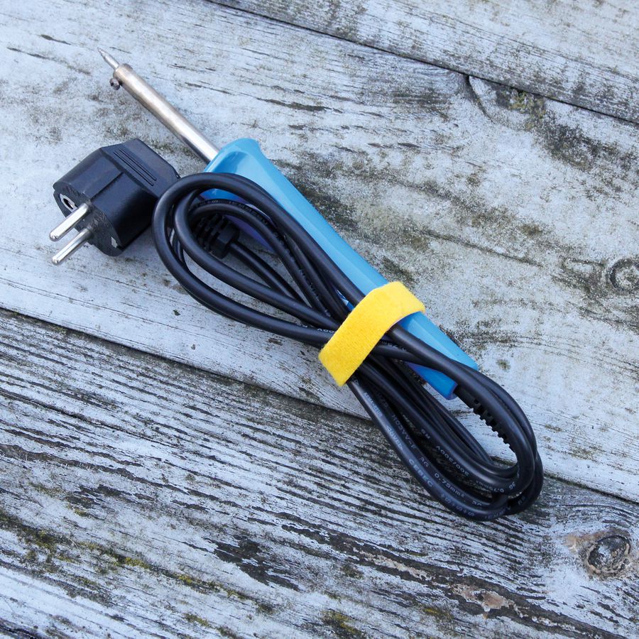 Power attache-câbles en scratch mélangé / 10 pièces