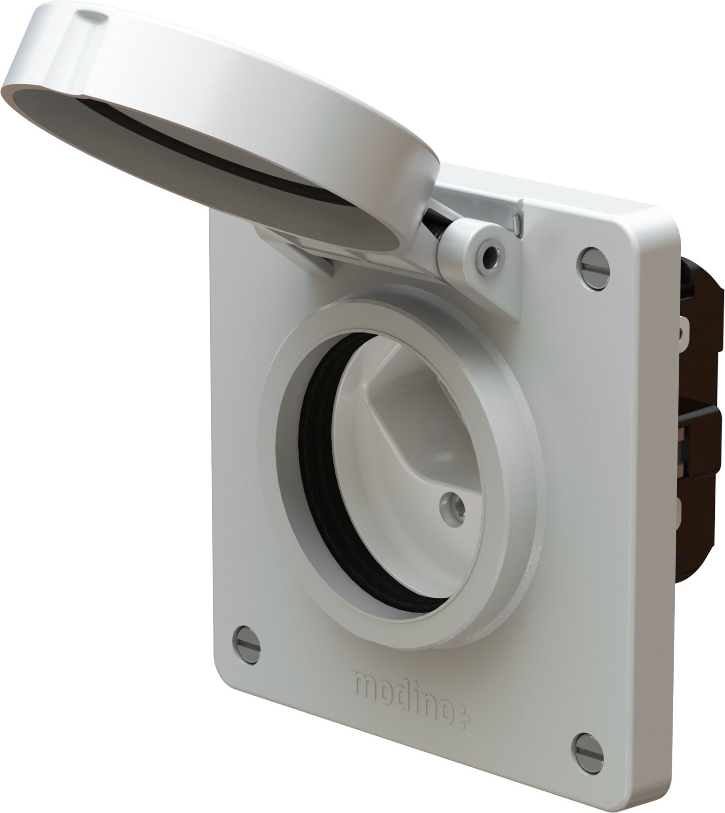 prise 1x type 23 insert avec set frontal exo IP55 gris clair