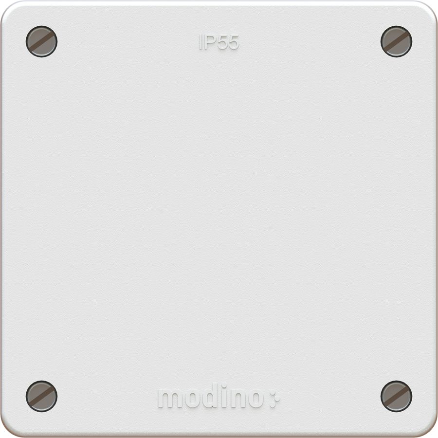 Blindabdeckung UP exo IP55 weiss