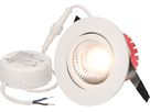 spot encastré à LED SOLVO-IP65 Ø80 blanc 4000K 780lm 38°