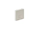 accessoire multimédia 45x45 blanc couverture pour 1x RJ45