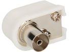 femelle coudé IEC 90° blanc