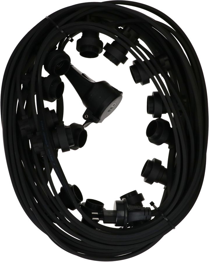 guirlande lumineuse outdoor 15x E27 ILLU5X13 16.5m type 11 IP55