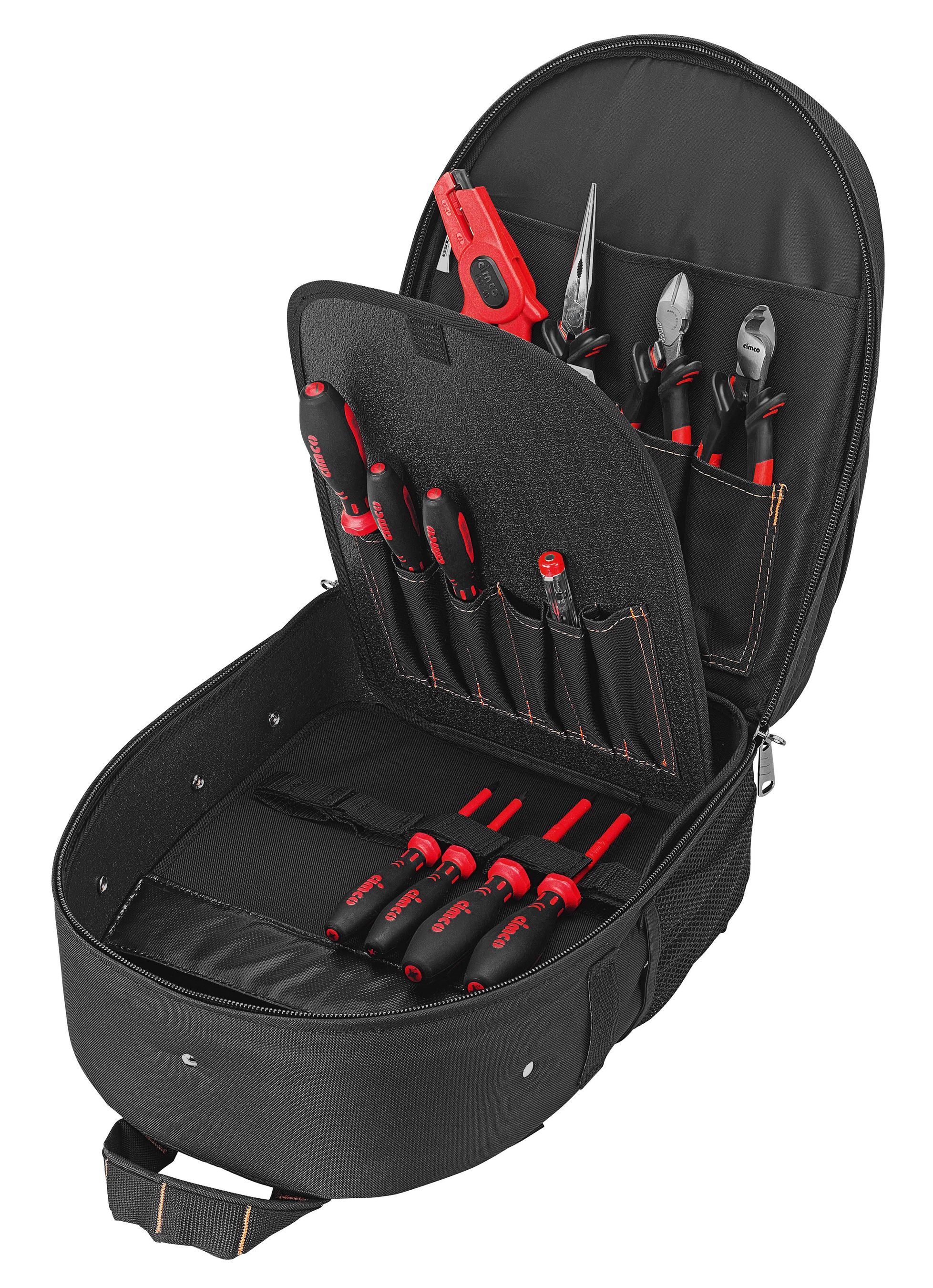 Sac à dos d'outils équipé