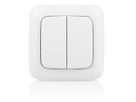 Interrupteur mural sans fil AP 2 canal blanc