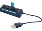 USB 2.0 HUB 4 fois noir