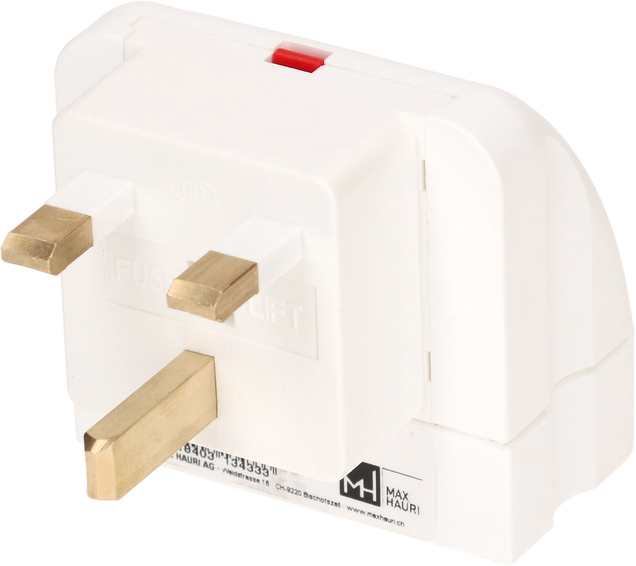 Reiseadapter Grossbritannien / Typ 13 3-polig weiss
