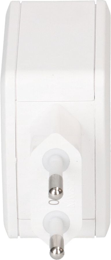 adattatore di ricarica rapida USB 1x USB-C PD 1x USB-A 45W bianco