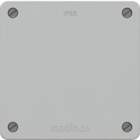 Blindabdeckung Frontset exo IP55 lichtgrau