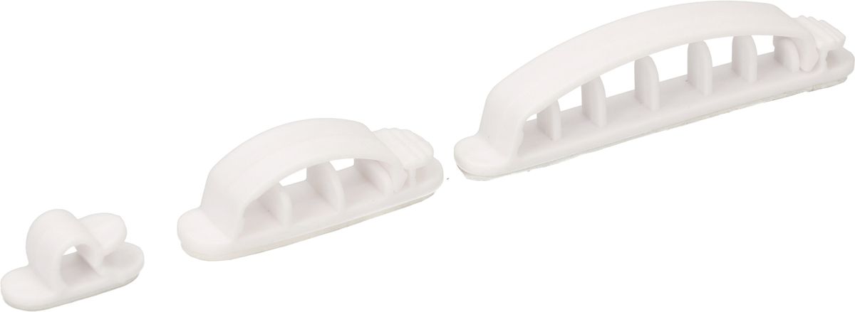 CLIP-SET 8x blanc assortis