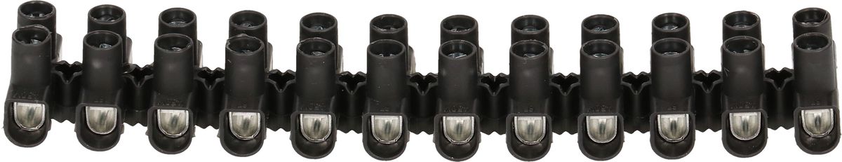 Klemmleiste EKL 1 S 1.5-6mm2 12-polig schwarz 2 Stk.