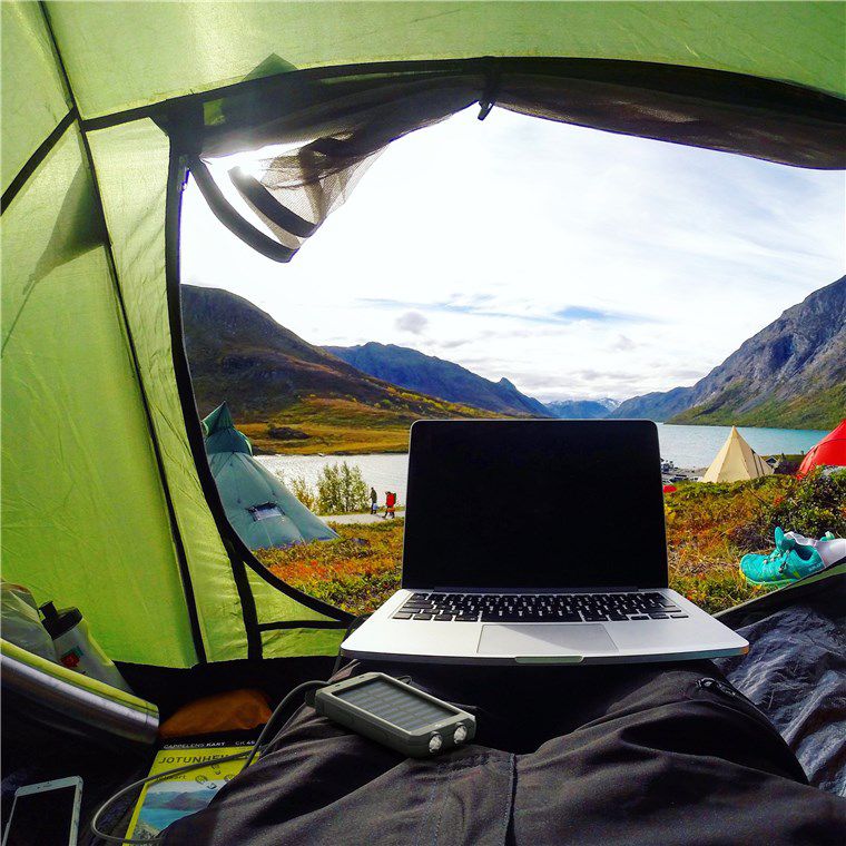 Powerbank 8000mAh Solar Outdoor