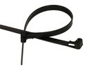 attache câbles redissolvable 7.5x300mm noir / 20 pièces