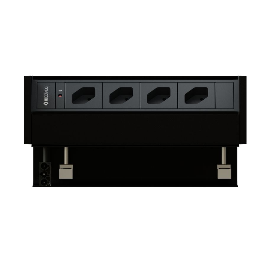 PRISMA bloc multiprise noir 4x type 13