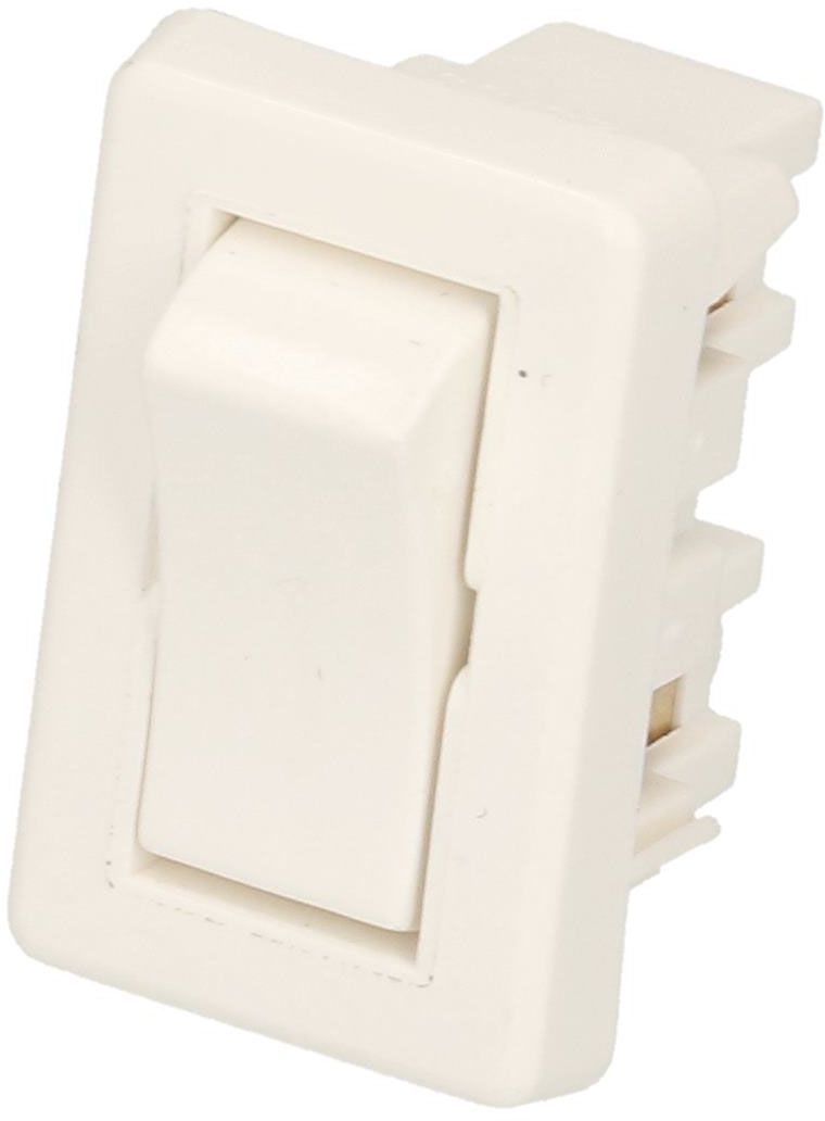 Wippschalter 1-polig AUS 2A weiss