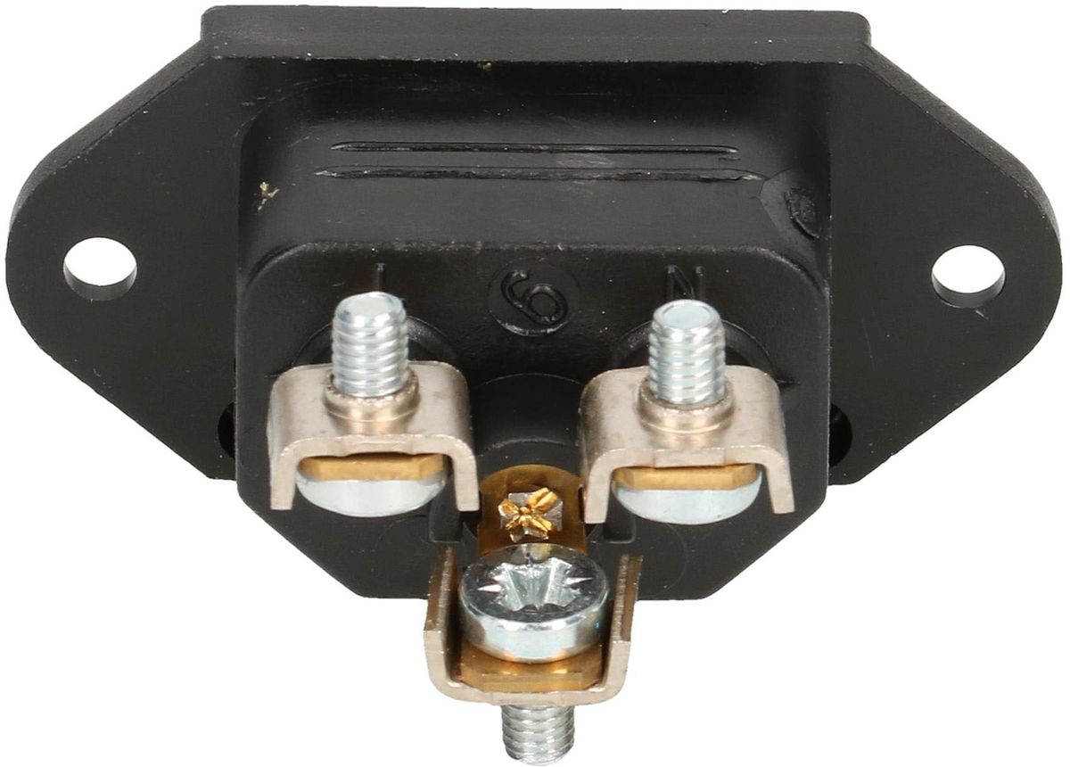 spina dell'apparecchio tipo C16A 3 poli nero