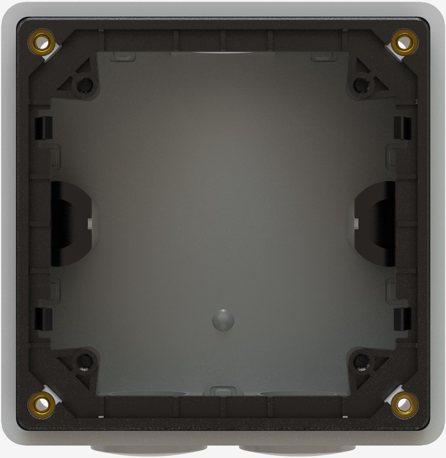 boîtier ta.1x1 AP exo IP55 gris clair