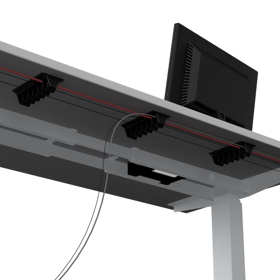 CATCHIT Up Kabelführung schwarz 4-fach