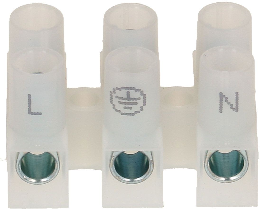 Barette de bornes EKL 2E, 6.0mm2, transparent