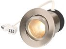 spot encastré à LED DISC 230 Ø68 nickel brossé 3000K 650lm 36°