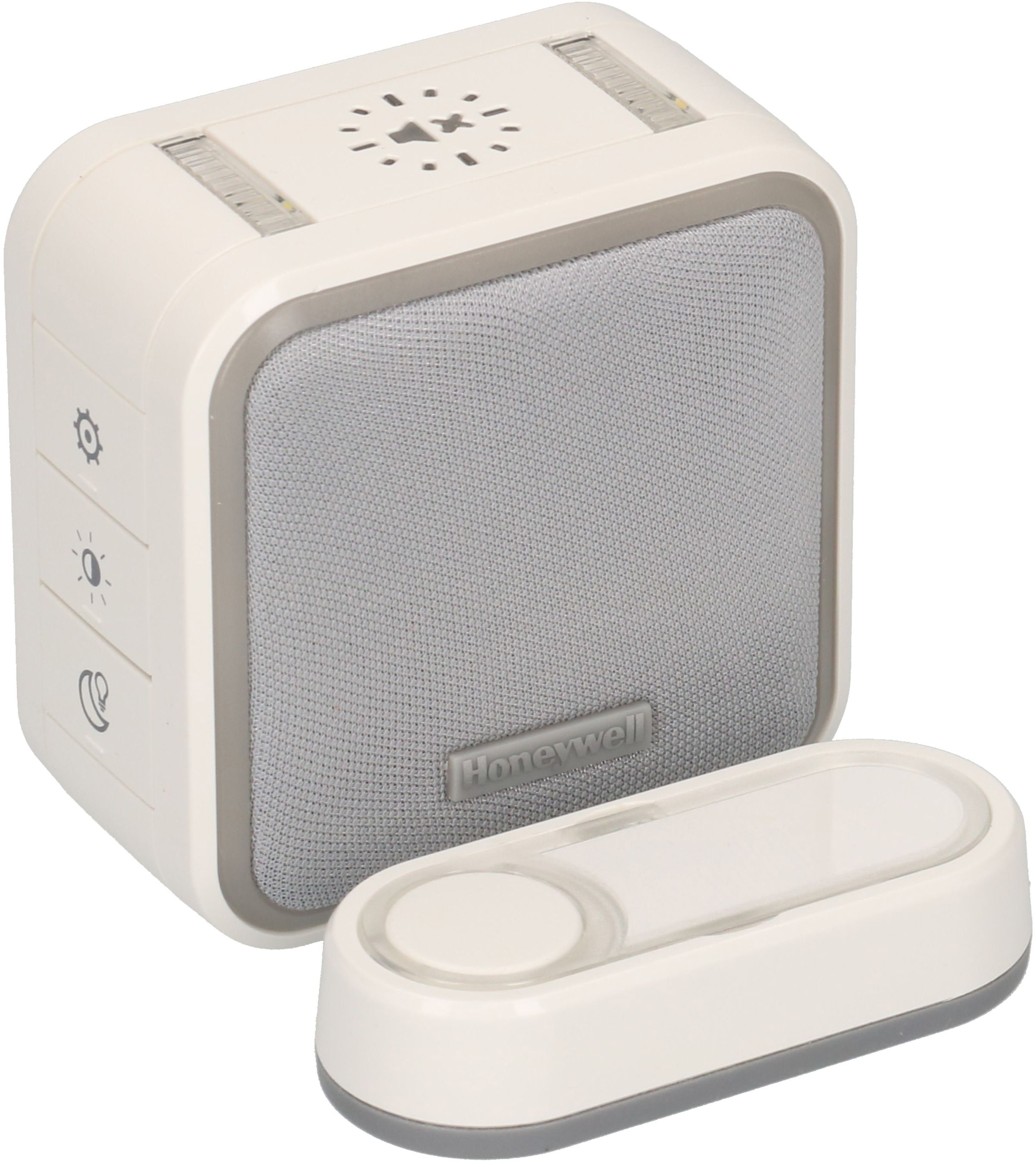 Gong-Kit drahtlos RW=150m weiss Eurostecker LED-Blitz Lichtring