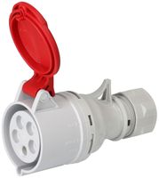 prise CEE 3P+N+E 400V/32A rouge IP44