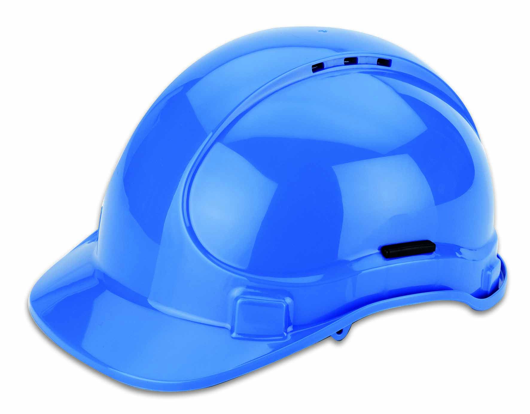 Casque de protection pour électriciens et industriels bleu