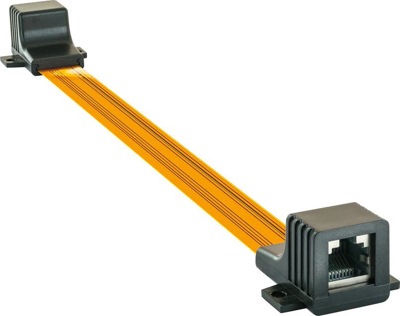 RJ45 réseau traversée de fenêtre