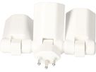 multi adaptateur clip-clap 3x type 13 3 pôles blanc BS