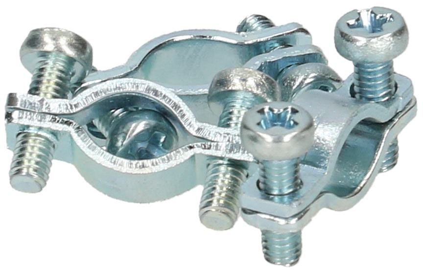 bride de décharge de traction acier galvanisé 2x M2.5x9mm