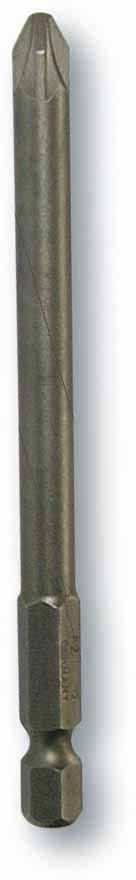 Bit singolo standard DIN 3128 per viti a croce PZ2 L=90mm