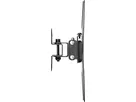 support TV mural MOTION 1 noir inclinable/orientable jusqu'à 25kg