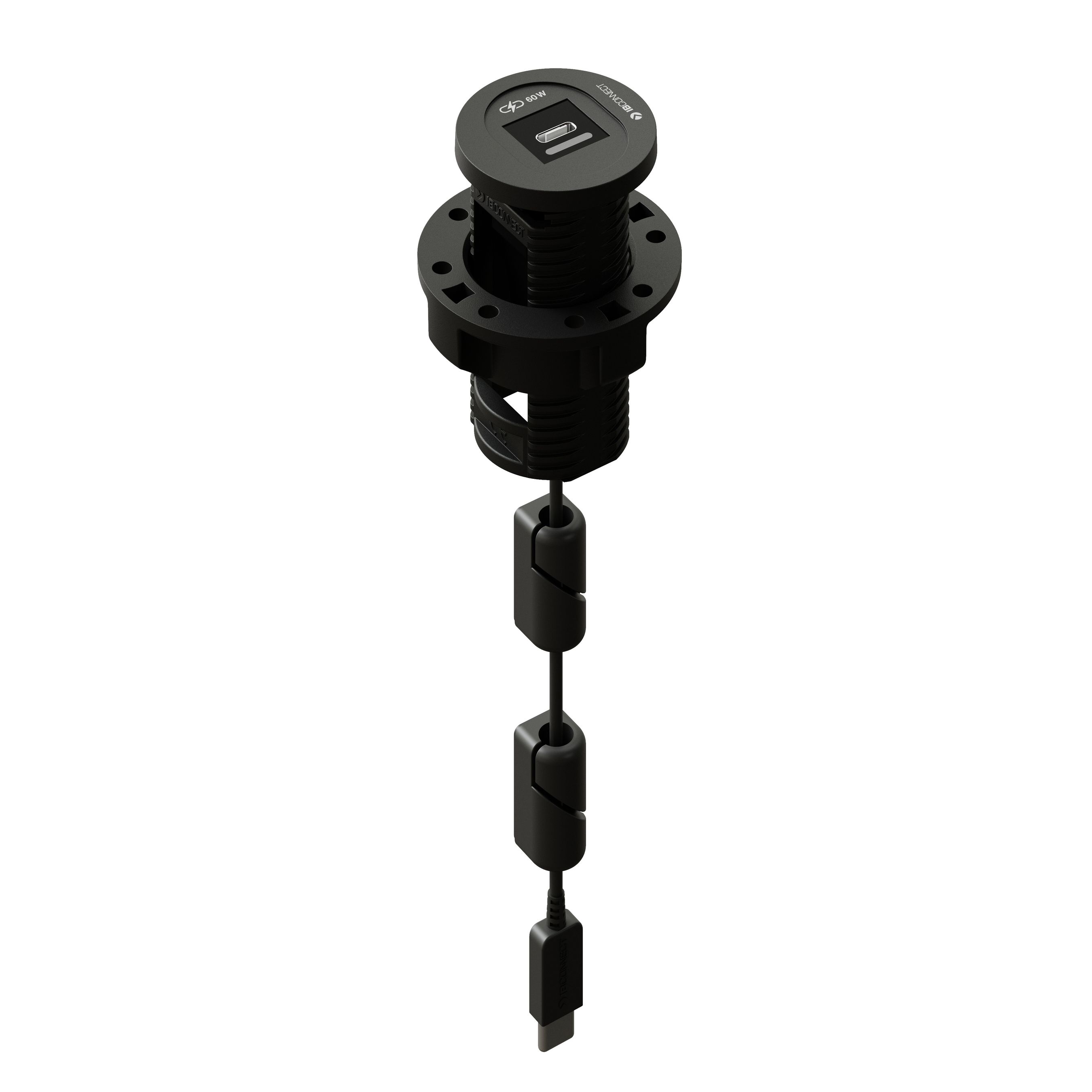 BIT bloc multiprise noir 1x USB-C 60W