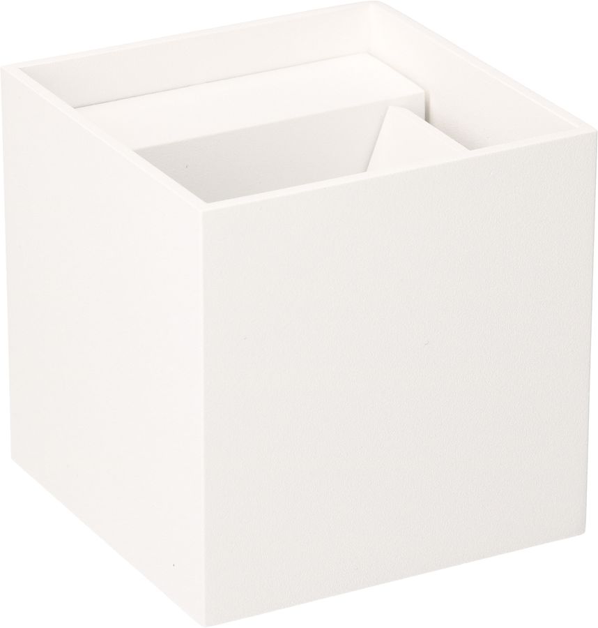 Applique murale à LED BIG-BOX blanc mat RAL9003