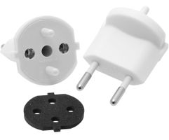 adaptateur fixe type 11 / fiche profilée CEE 7/17 avec joint bc