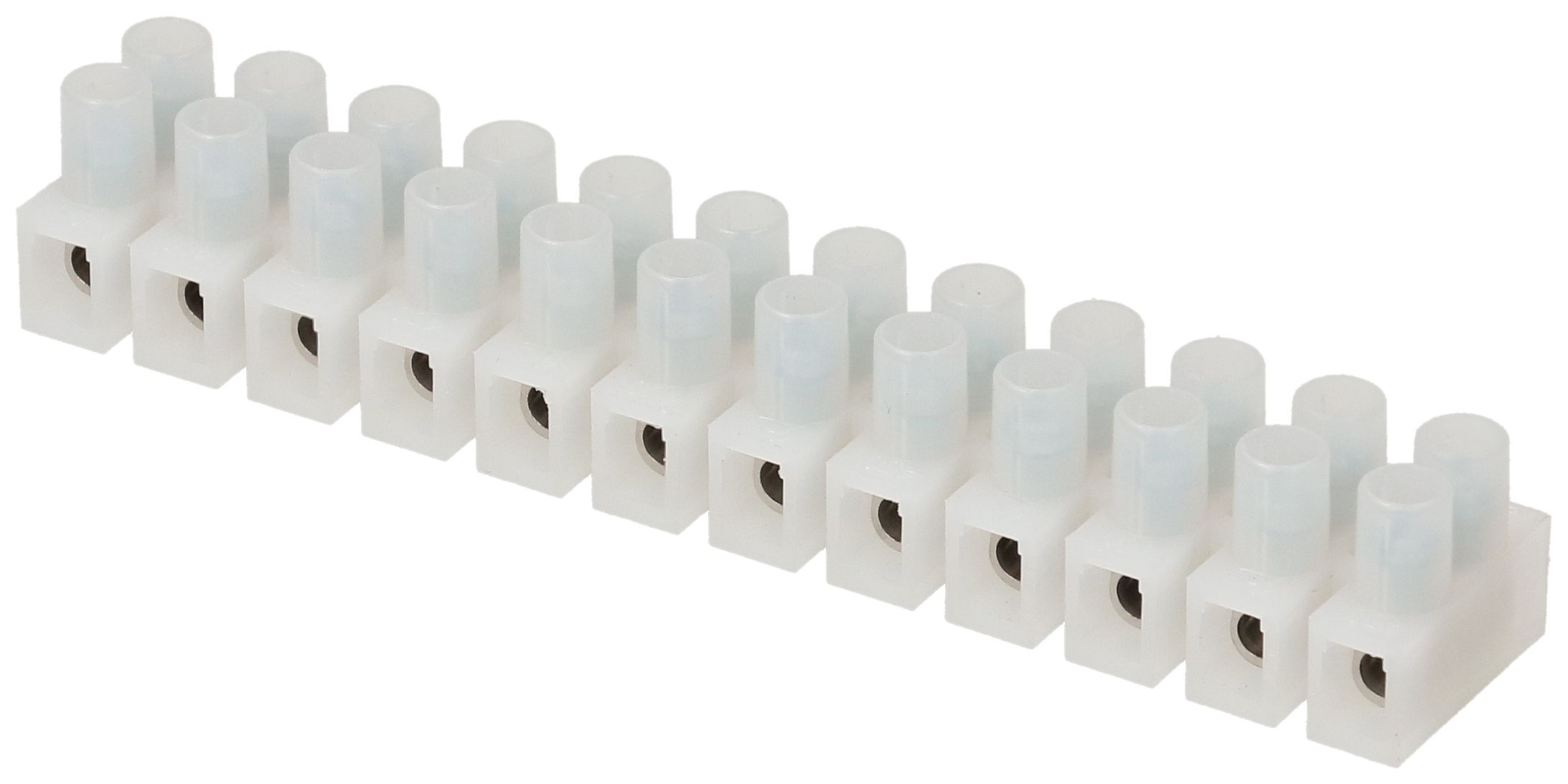 barrete de bornes 230/12 1-2.5mm2 12 pôles naturel