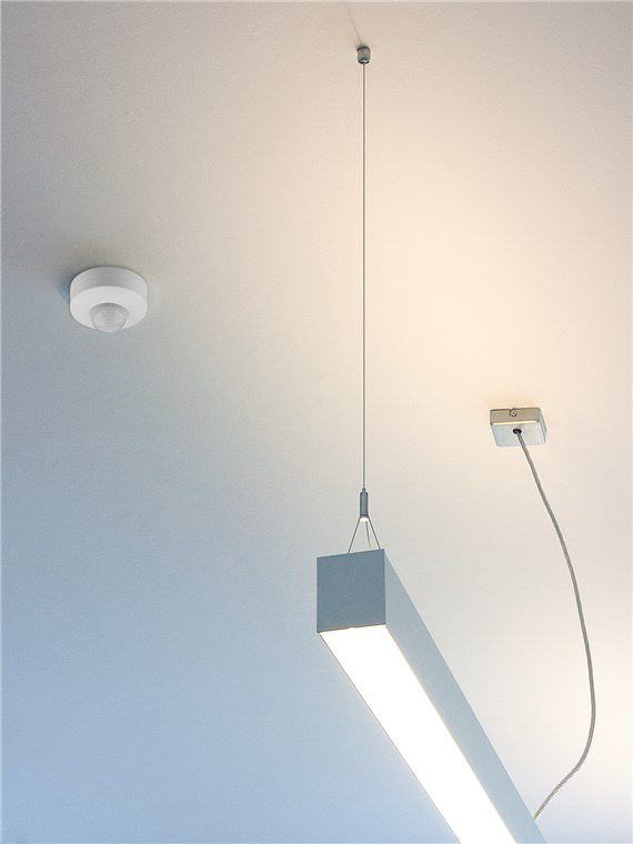 PIR Bewegungsmelder 360° weiss bis 12m