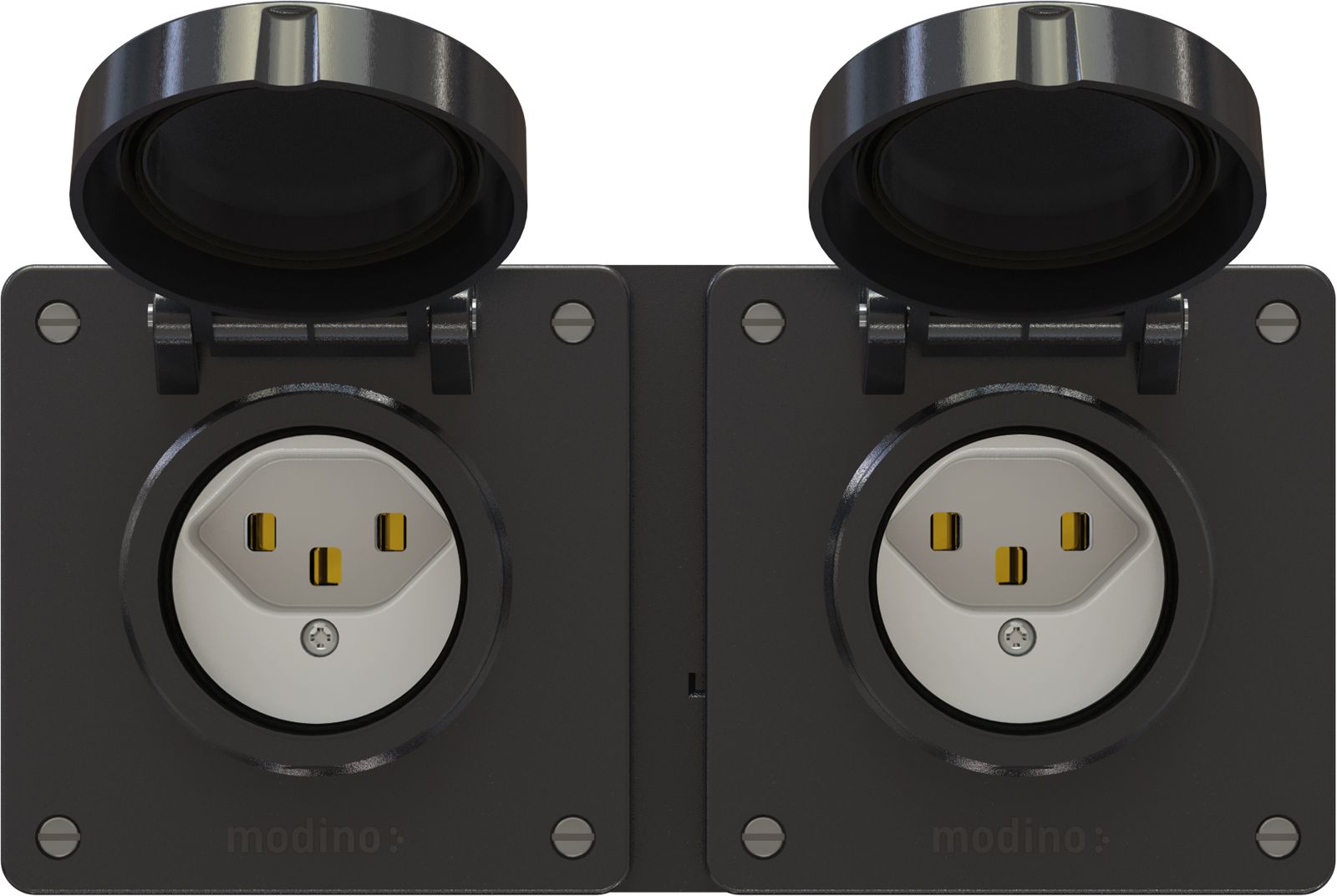 combinaison type 23 / type 23 ta.2x1 AP exo IP55 noir